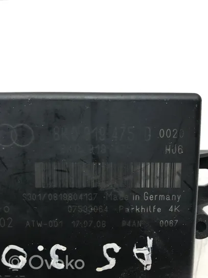 Audi A5 8T 8F Unité de commande, module PDC aide au stationnement 8K0919475D