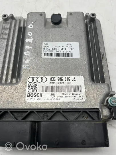 Audi A4 S4 B7 8E 8H Sterownik / Moduł ECU 03G906016J