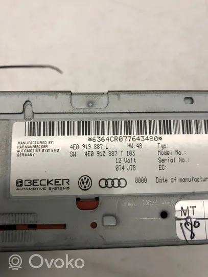 Audi A6 S6 C6 4F Unité de navigation Lecteur CD / DVD 4E0919887L