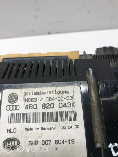 Audi A6 Allroad C5 Climate control unit 4B0820043K