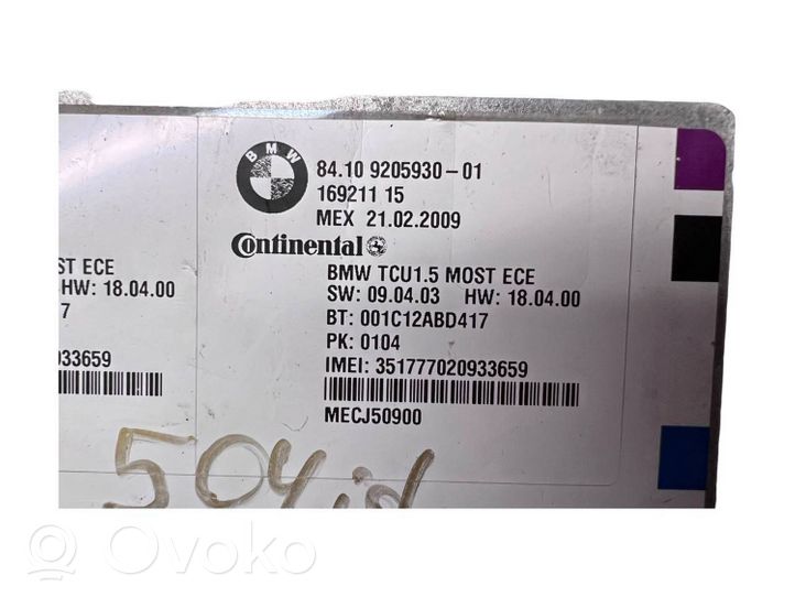 BMW X5 E70 Bluetoothin ohjainlaite/moduuli 9205930