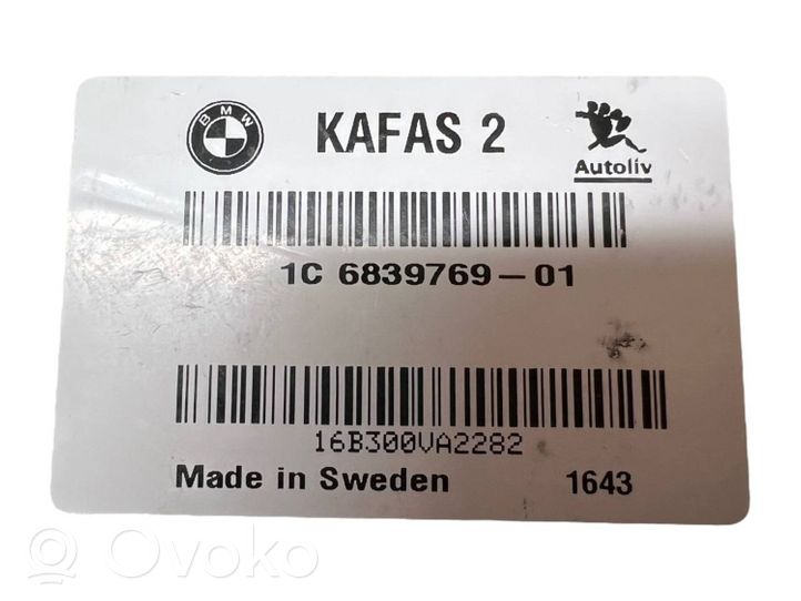 BMW 5 F10 F11 Kamera szyby przedniej / czołowej 6822677