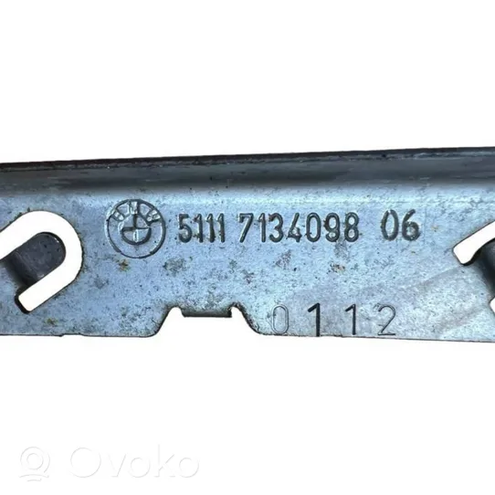 BMW 3 F30 F35 F31 Staffa di rinforzo montaggio del paraurti anteriore 51117134098