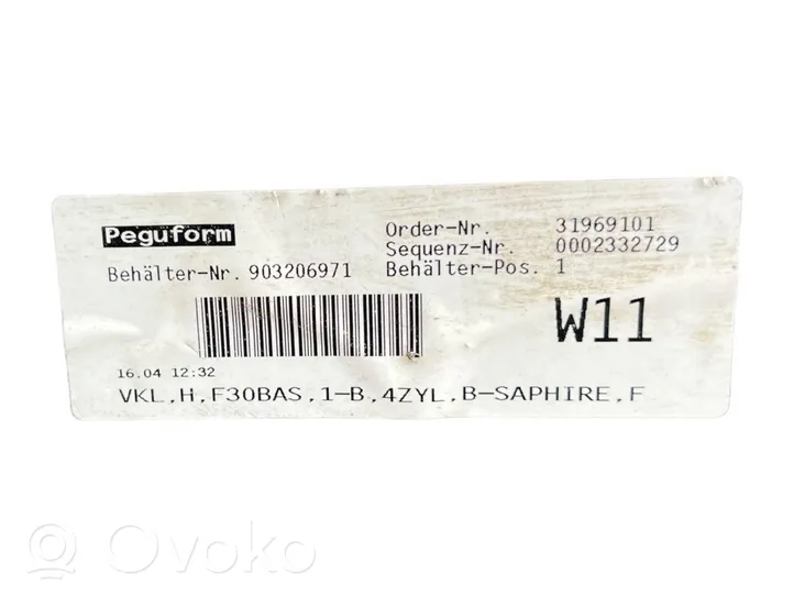 BMW 3 F30 F35 F31 Puskuri 51127256930