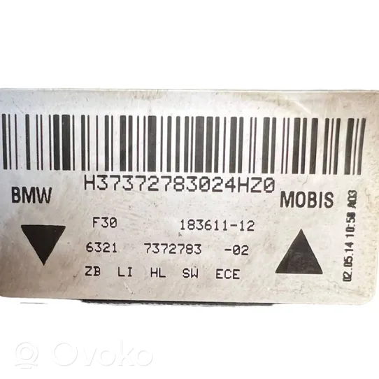 BMW 3 F30 F35 F31 Galinis žibintas kėbule 63217372783