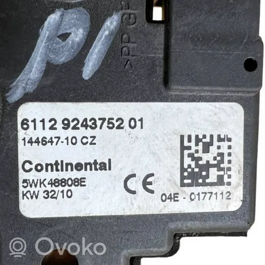 BMW 7 F01 F02 F03 F04 Câble négatif masse batterie 61129243752