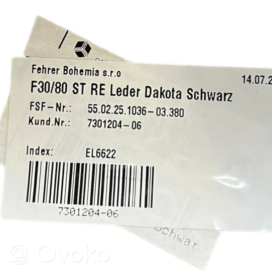 BMW 3 F30 F35 F31 Salona daļu komplekts 2083451