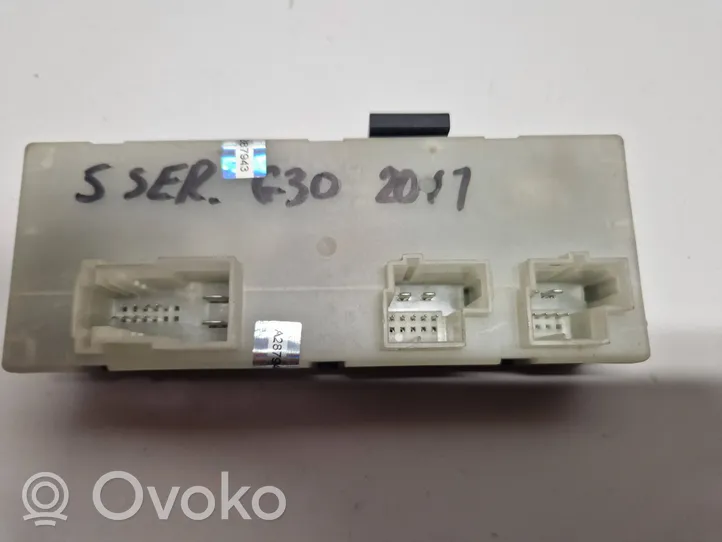 BMW 5 G30 G31 Sterownik / Moduł elektrycznej klapy tylnej / bagażnika 7491951