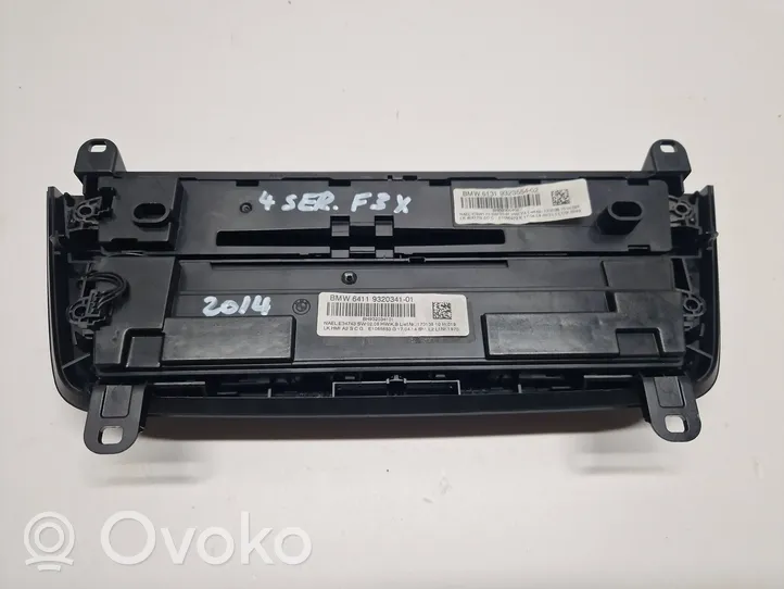 BMW 3 F30 F35 F31 Panel klimatyzacji 9320341