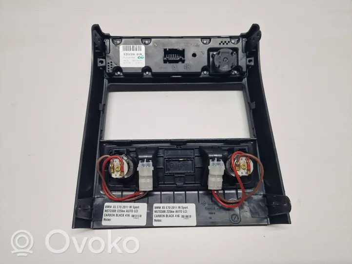 BMW X6 E71 Panel klimatyzacji 9215514