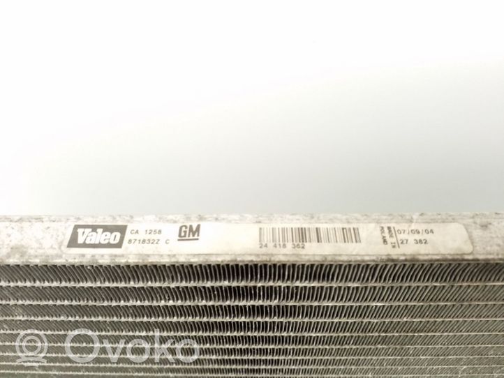 Opel Vectra C A/C cooling radiator (condenser) 871832Z