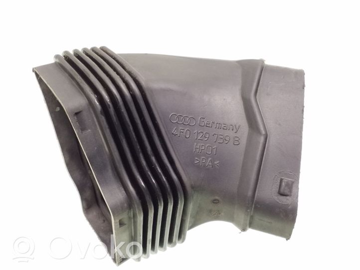 Audi A6 S6 C6 4F Część rury dolotu powietrza 4F0129739B