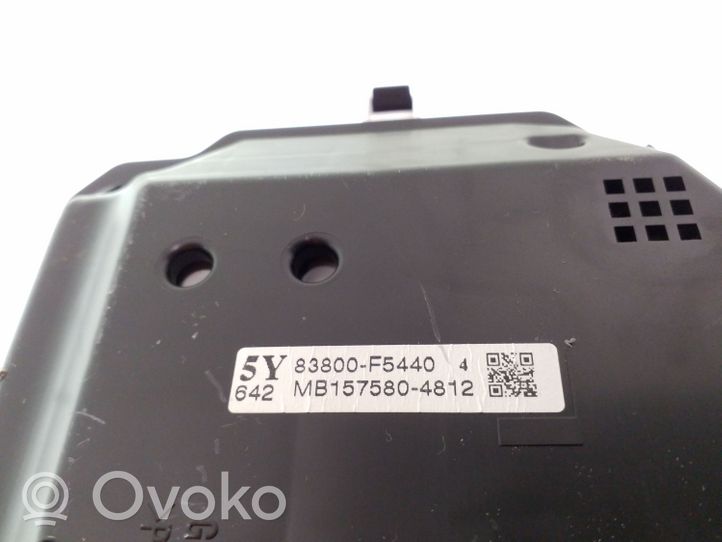 Toyota Yaris Speedometer (instrument cluster) 83800F5440