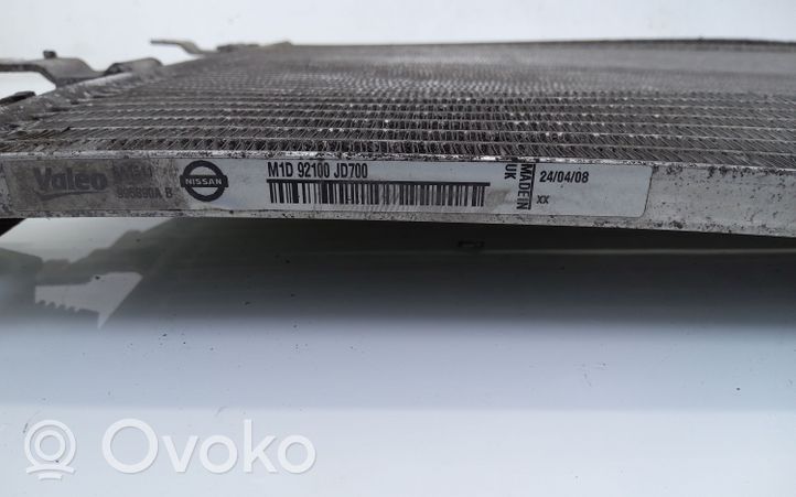 Nissan Qashqai A/C cooling radiator (condenser) 92100JD700