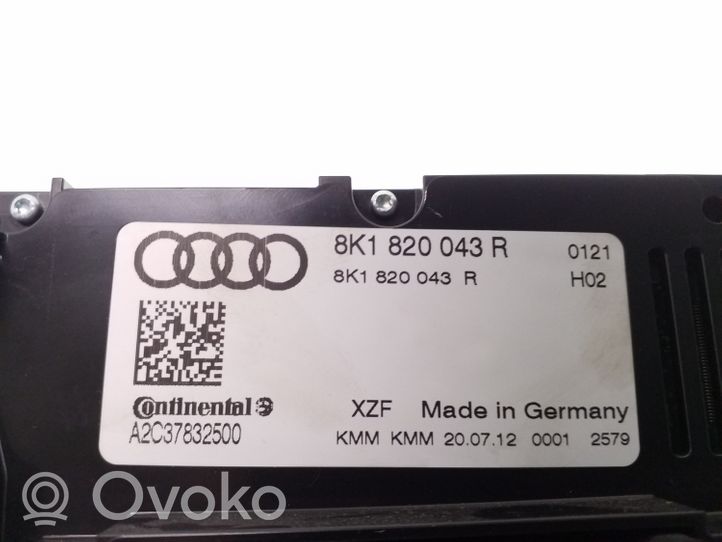 Audi A4 S4 B8 8K Ilmastoinnin ohjainlaite 8K1820043R