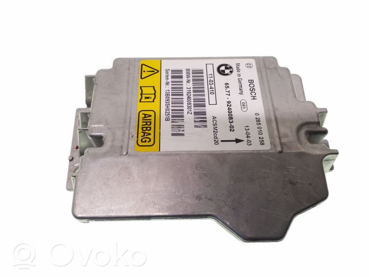 BMW X5 E70 Module de contrôle airbag 6577924008302