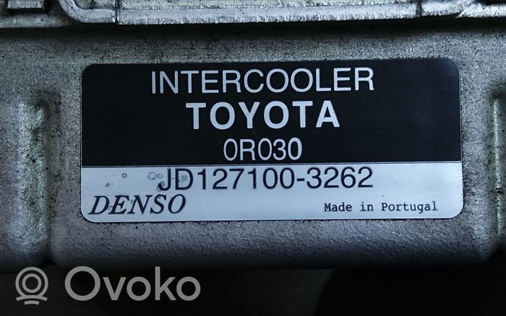 Toyota Avensis T270 Chłodnica powietrza doładowującego / Intercooler JD1271003262