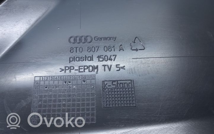 Audi A5 8T 8F Radiateur panneau supérieur d'admission d'air 8T0807081A