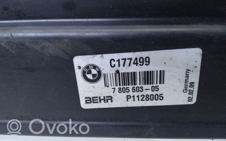 BMW 5 E60 E61 Support de radiateur sur cadre face avant 7805603