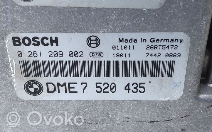 BMW 7 E65 E66 Variklio valdymo blokas 7520435