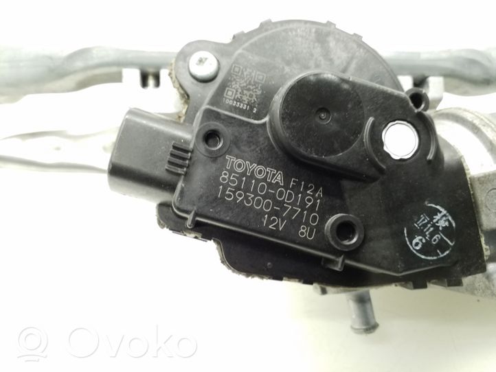 Toyota Yaris Etupyyhkimen vivusto ja moottori 851100D191