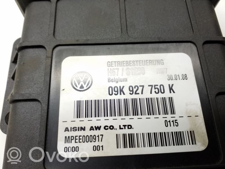 Volkswagen Transporter - Caravelle T5 Module de contrôle de boîte de vitesses ECU 09K927750K