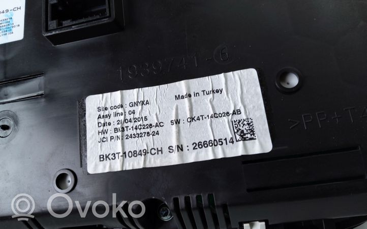 Ford Transit Tachimetro (quadro strumenti) BK3T10849CH