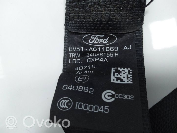 Ford Fiesta Rear seatbelt 8V51A611B69AJ