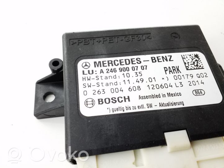 Mercedes-Benz B W246 W242 Pysäköintitutkan (PCD) ohjainlaite/moduuli A2469000707