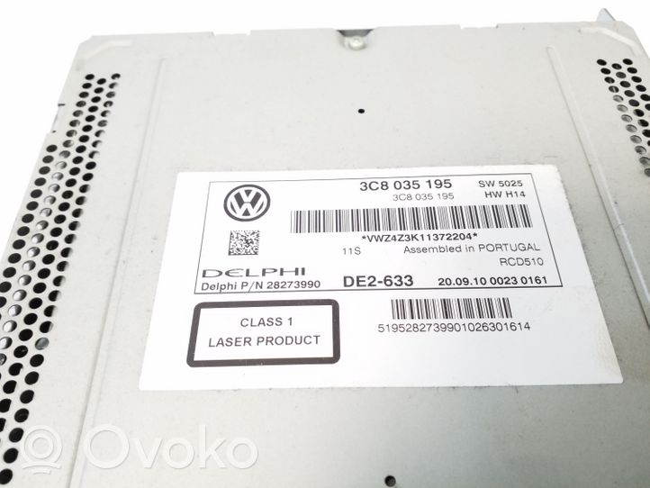 Volkswagen PASSAT CC Radija/ CD/DVD grotuvas/ navigacija 3C8035195