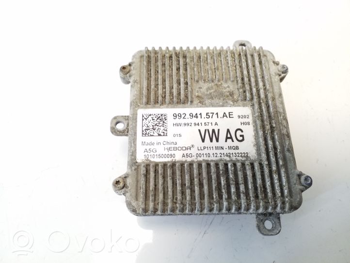 Volkswagen Caddy Ajovalojen virranrajoitinmoduuli Xenon 992941571AE