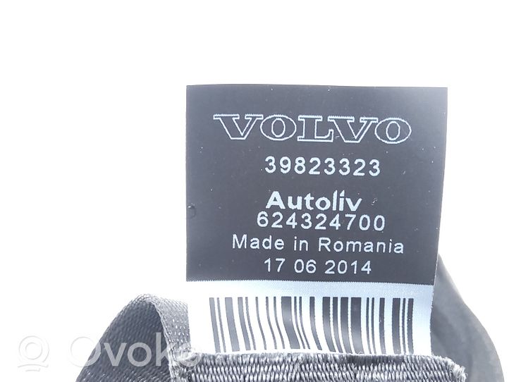 Volvo V60 Ceinture de sécurité arrière 39823323