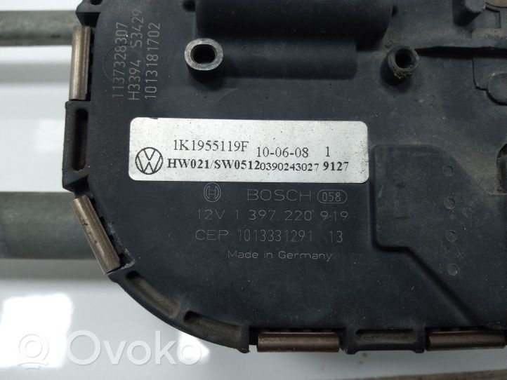 Volkswagen Golf VI Tringlerie et moteur d'essuie-glace avant 3397021283