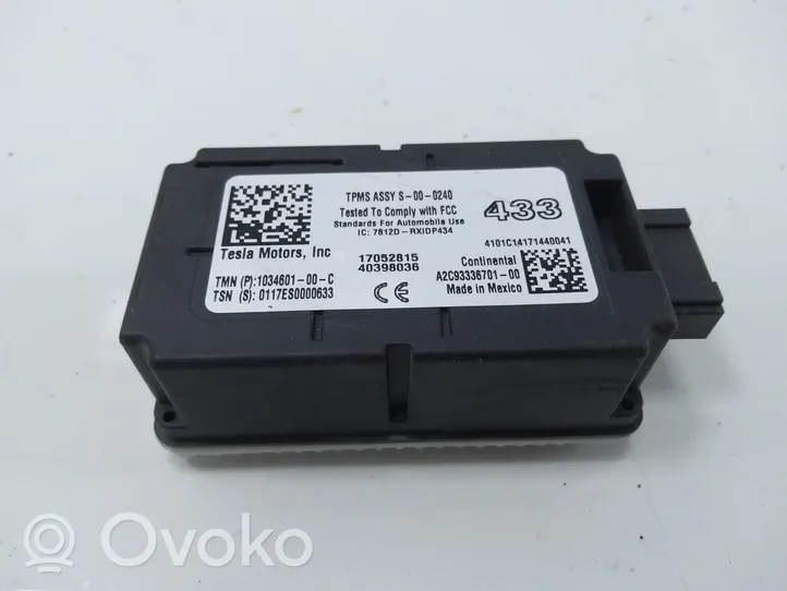 Tesla Model 3 Riepu spiediena kontroles bloks 7812DRXIDP434