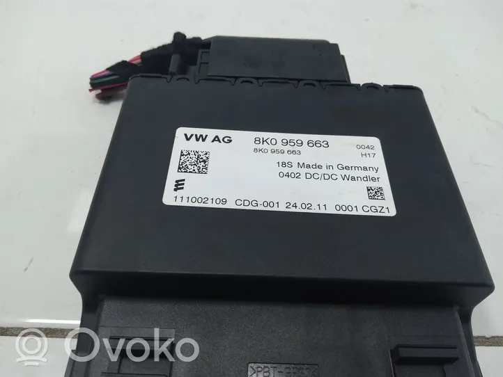 Audi A4 S4 B8 8K Power management control unit 8K0959663