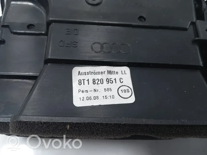 Audi A4 S4 B8 8K Rejilla de ventilación central del panel 8T1820951