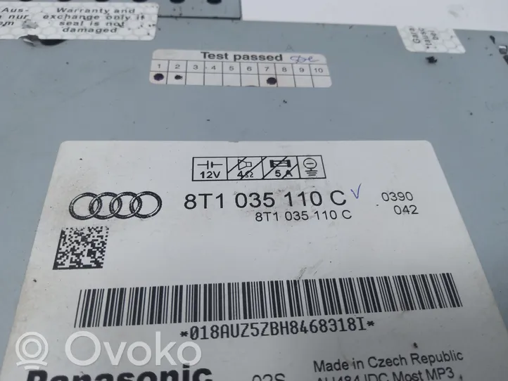 Audi A4 S4 B8 8K Radio/CD/DVD/GPS-pääyksikkö 8T1035110