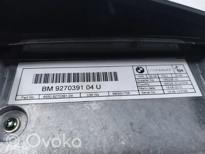 BMW 1 F20 F21 Monitori/näyttö/pieni näyttö 927039104