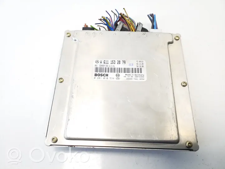 Mercedes-Benz E W210 Calculateur moteur ECU A6111532879