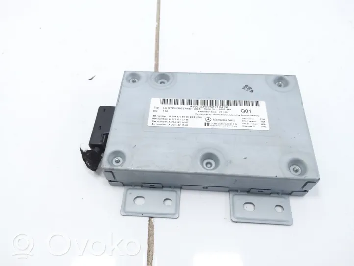 Mercedes-Benz C W204 Centralina/modulo navigatore GPS A2048708626