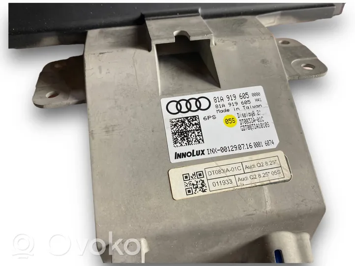 Audi Q2 - Monitori/näyttö/pieni näyttö 81A919605