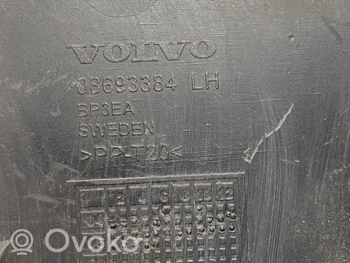 Volvo V70 Staffa angolare del supporto di montaggio del paraurti 8693384