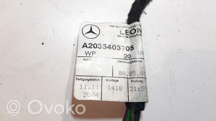 Mercedes-Benz C W203 Alzacristalli della portiera anteriore con motorino 2037202946