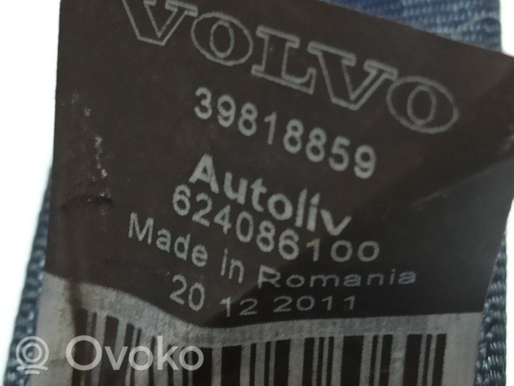 Volvo V60 Ceinture de sécurité arrière 39818859