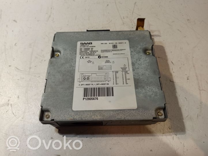 Saab 9-3 Ver2 Centralina/modulo navigatore GPS 12805676