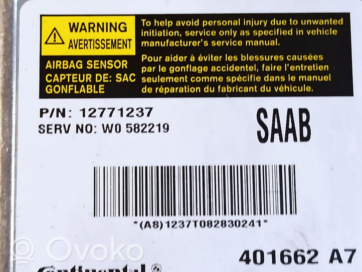 Saab 9-3 Ver2 Sterownik / Moduł Airbag 12771237