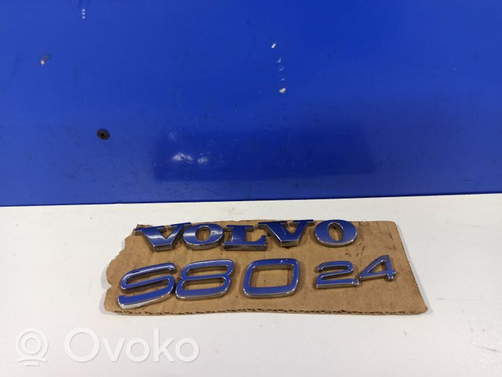 Volvo S80 Emblemat / Znaczek tylny / Litery modelu 9203328