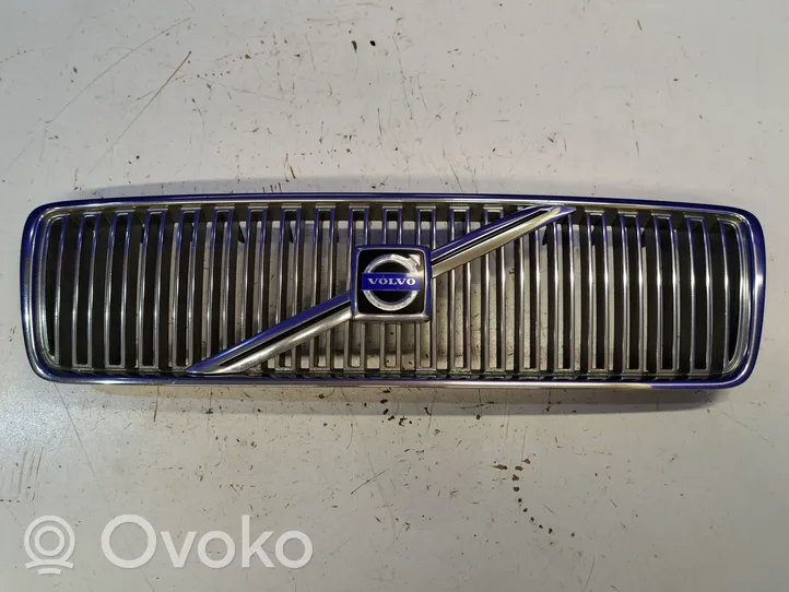 Volvo S80 Grille calandre supérieure de pare-chocs avant 9154736