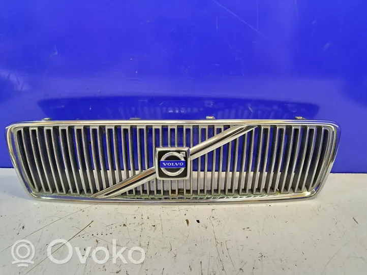 Volvo S80 Grille calandre supérieure de pare-chocs avant 9154736