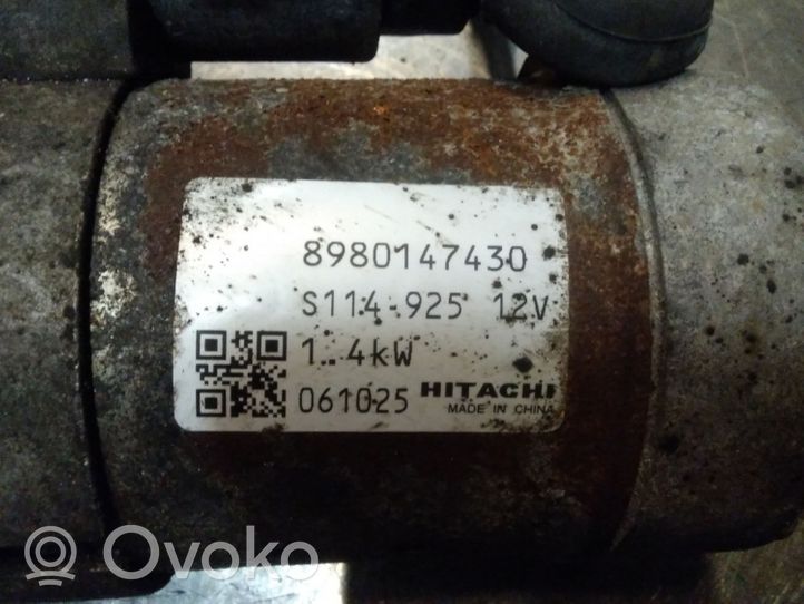 Opel Corsa D Starter motor 8980147430